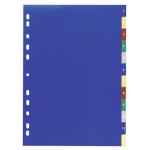DURABLE 6750 27 INDEX SET WITH COLOURED TABS